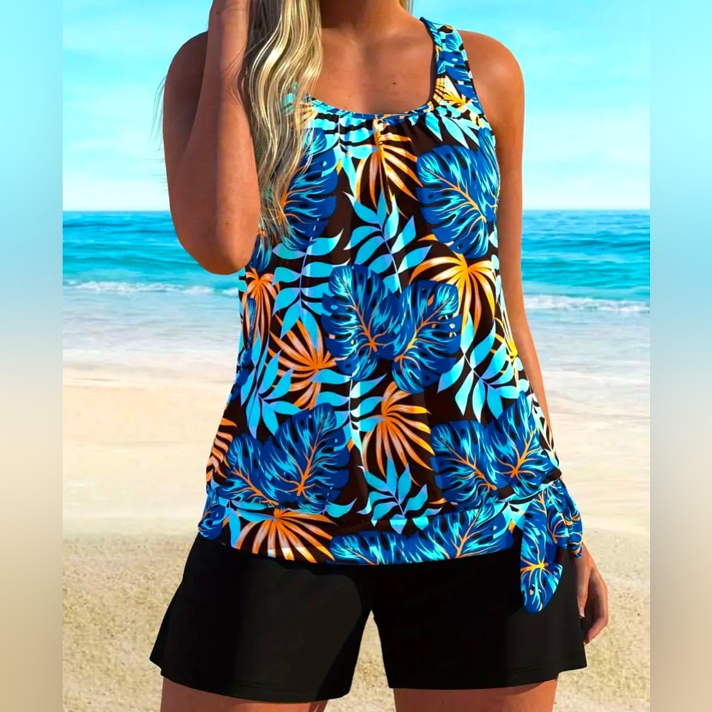 2 Piece Women’s Tropical Tankini Set- NWT